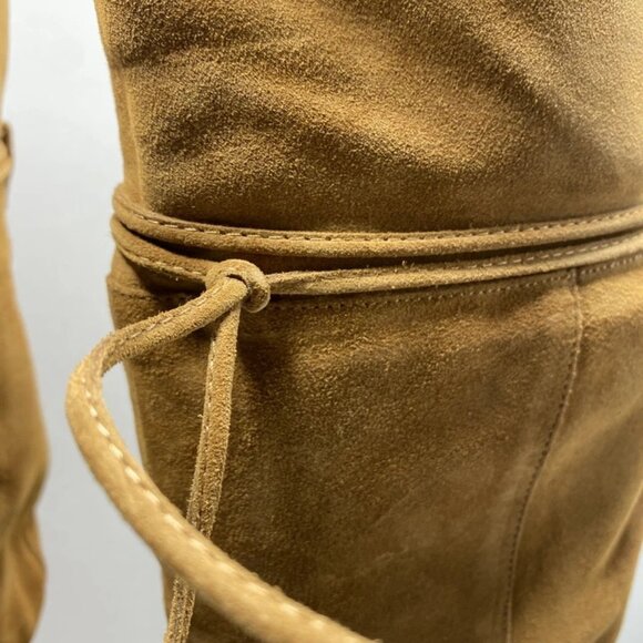 NEW FREE PEOPLE Echo Over-the-Knee Boots – Brown Size 9 – High Heel Platform - Picture 12 of 15